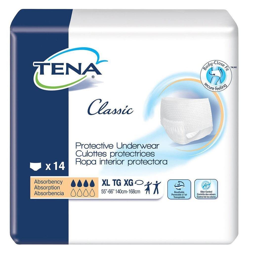 EACH PACKAGE - 72518 - TENA Pullups Extra Absorbency - XXL - 12/Pkg