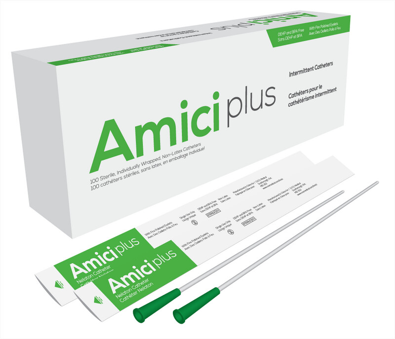 Amici 14 FR Intermittent Catheter (7914) - 100/Box