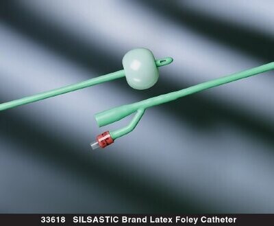 Bardex Infection Control Latex Foley Catheter 20FR 30cc (0166SI20) - 1/Package
