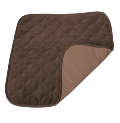 Velvet Chair Protector Pad - Brown
