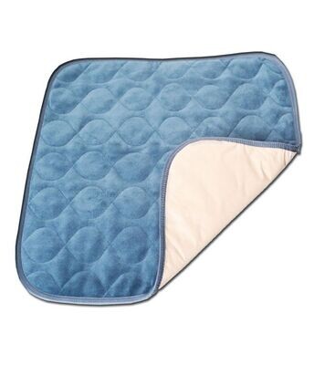 Velvet Chair Protector Pad - Blue