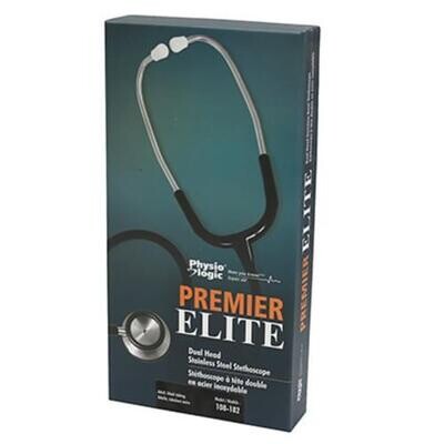 Physio Logic Premier Elite Stethoscope - Black Tube