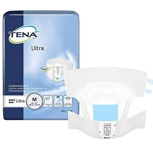 EACH PACKAGE - 67200 - TENA Ultra Medium Brief - 40/Pkg