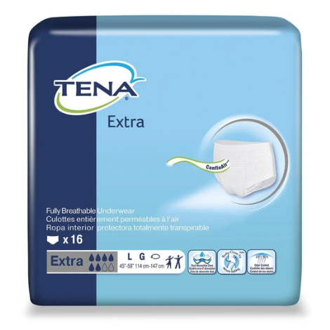 EACH PACKAGE - 72332 -  TENA Extra Absorbency Pullups Large - 16/Pkg