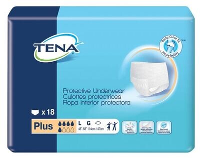 EACH PACKAGE - 72633 - TENA Plus Absorbency Pullups Large - 18/Pkg