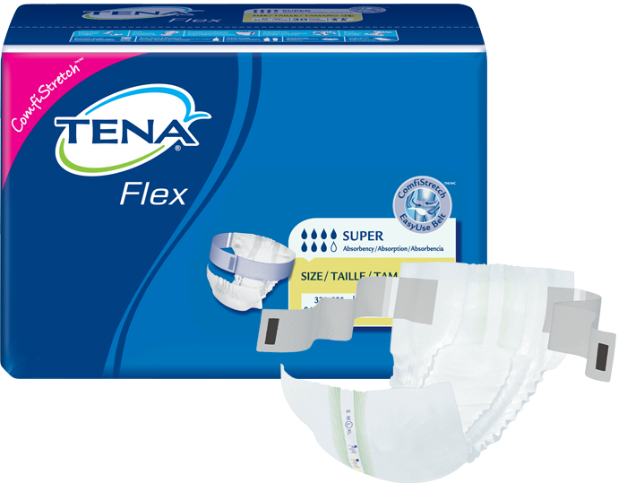 FULL CASE - 67806 - TENA Flex Super Size 16 - 3Pkgs/Case