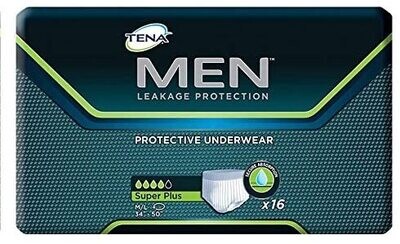 FULL CASE - 81780 - TENA Mens Super Absorbency Pullups MED/LRG - 4Pkgs/Case