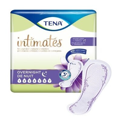 FULL CASE - 54282 - TENA Intimates Overnight Pad - 3Pkgs/Case