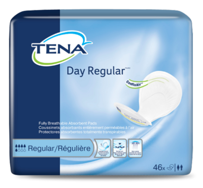 FULL CASE - 62418 - TENA Day Regular Pad - 2Pkgs/Case