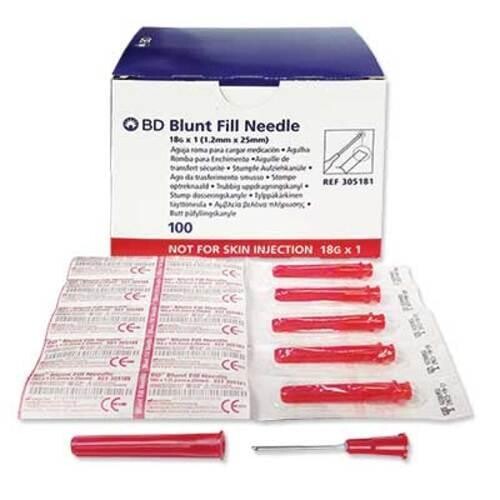 Needle Blunt Fill 18g x 1&#39;&#39;