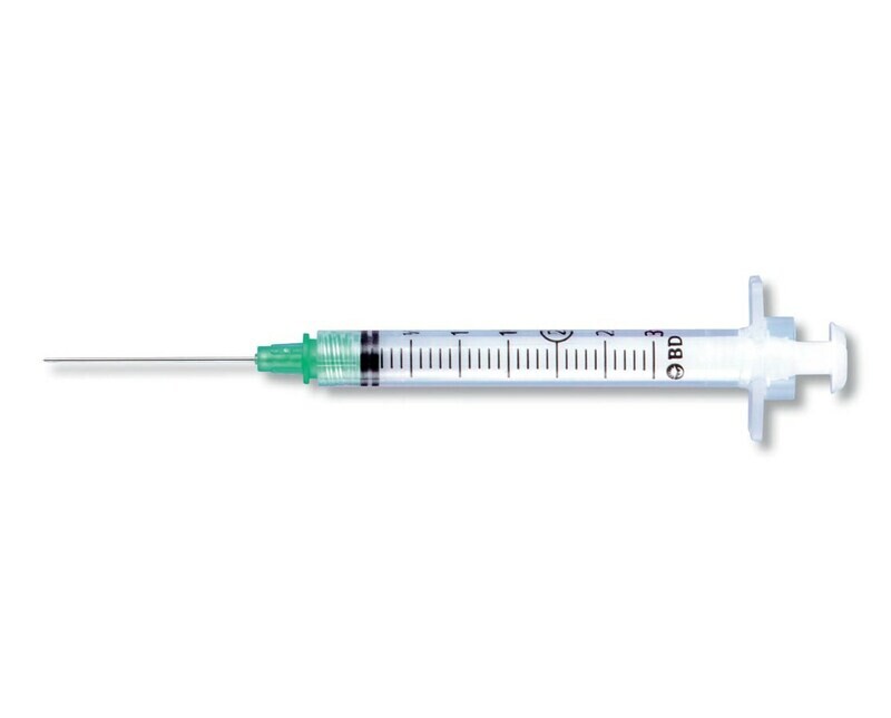 Needle & Syringe Leur-Lock 23g x 1.5" (3ml)