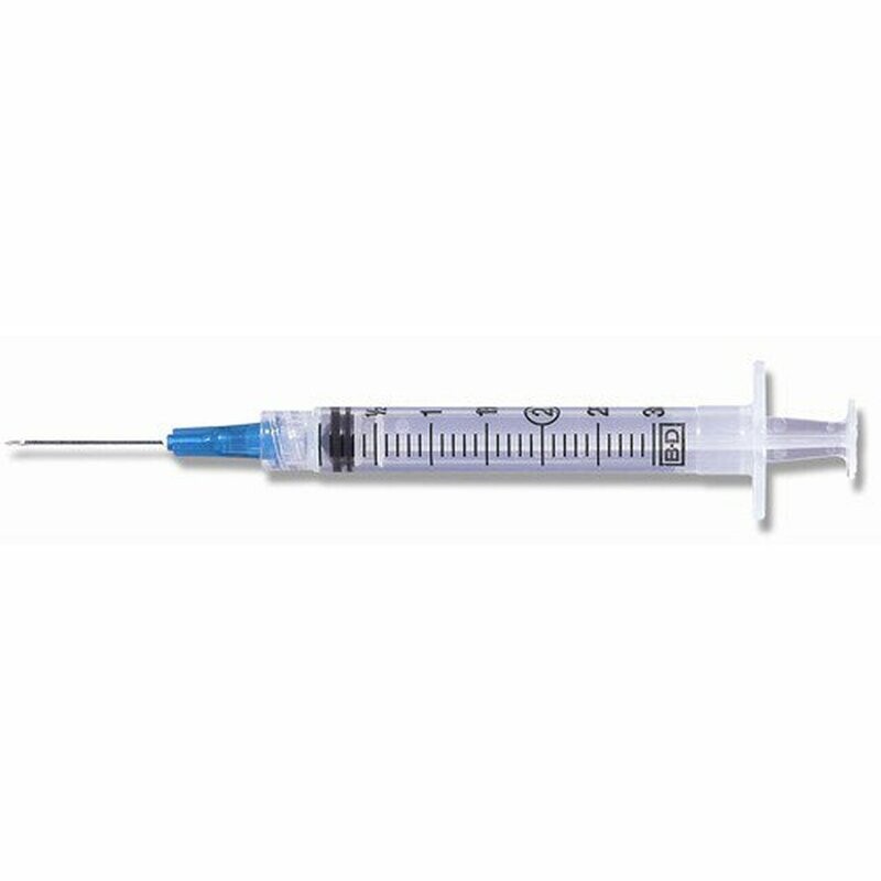 Needle &amp; Syringe 25g x 1.5'' (3ml)