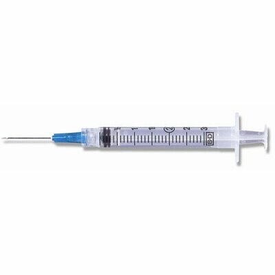 Needle & Syringe 25g x 1.5'' (3ml)