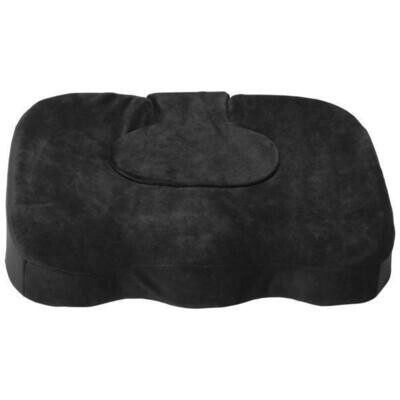 Orthopaedic Memory Foam Seat Cushion w/ Removable Coccyx Pad - 3"