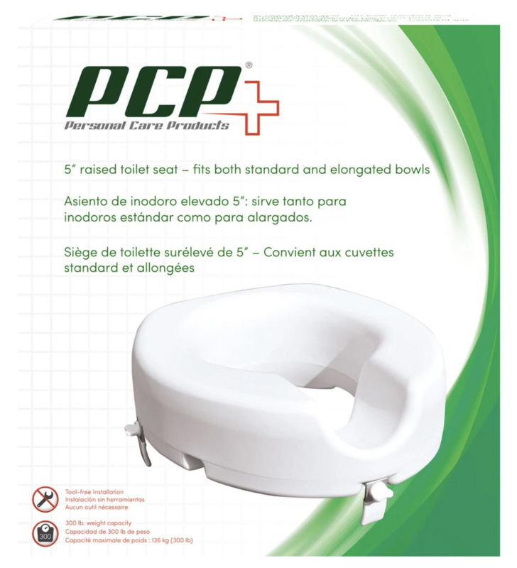 5&quot; Raised Toilet Seat (Universal Toilet Size)