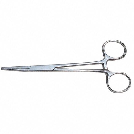 Locking Handle Forcep - Straight Tip - 14cm