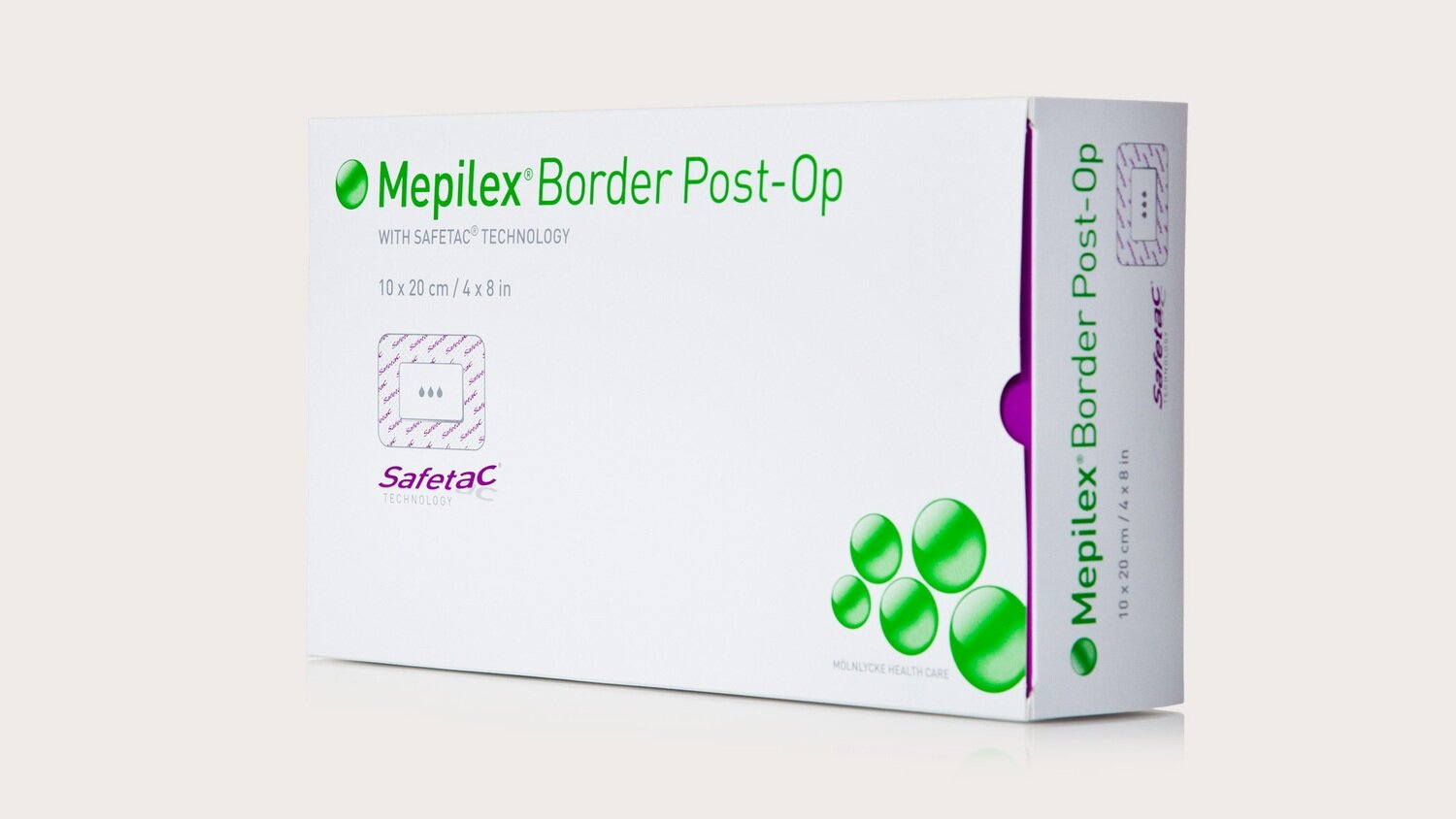 Mepilex Border Post-Op - 10 cm x 20 cm