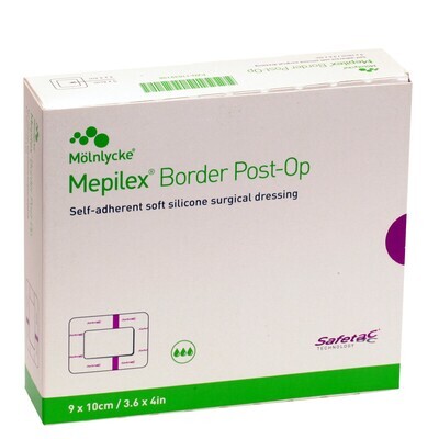 Mepilex Border Post-Op - 9 cm x 10 cm