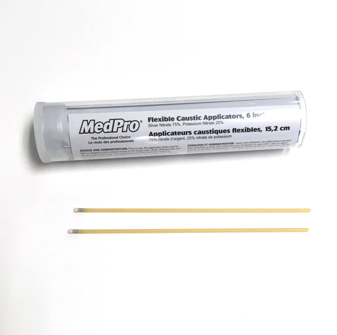 Flexible Caustic Applicators - Silver Nitrate