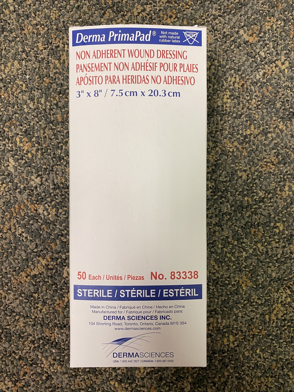 Sterile Non-Adherant Dressing - 3'' x 8''