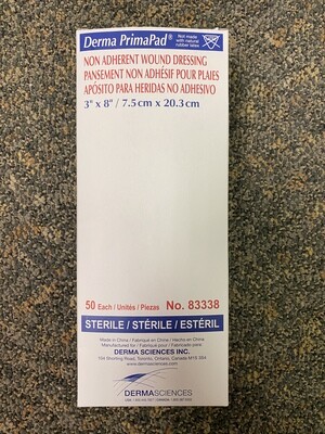 Sterile Non-Adherant Dressing - 3'' x 8''