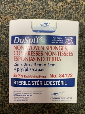 Sterile Gauze Sponges - 2'' x 2''