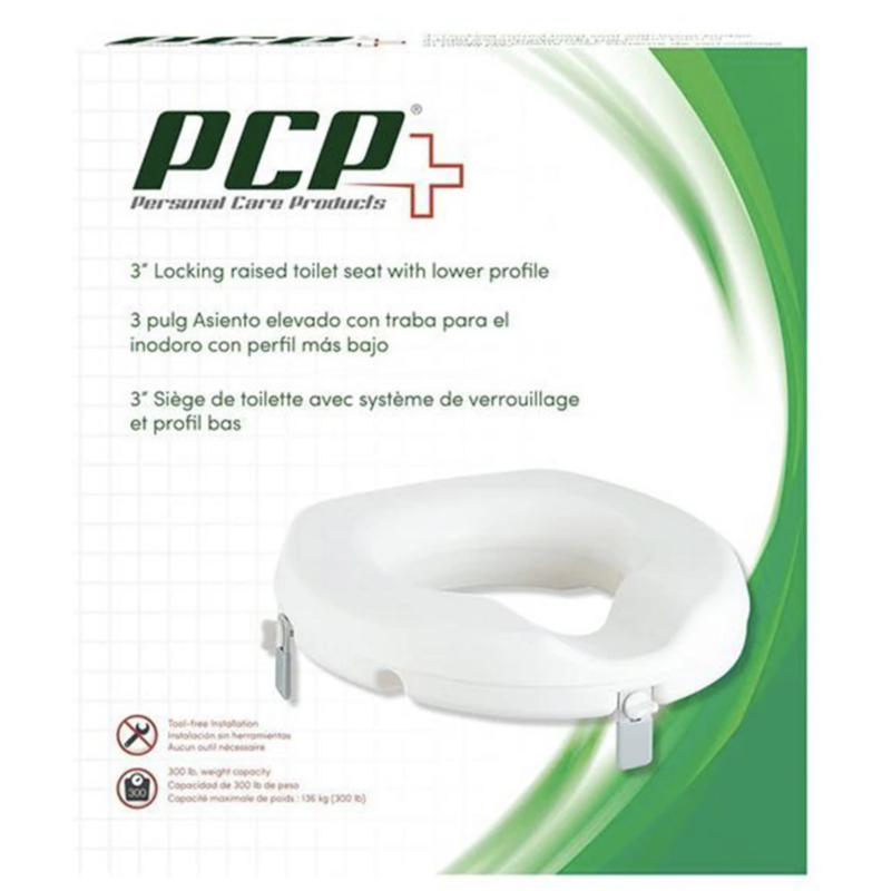 3&quot; Raised Toilet Seat (Universal Toilet Size)