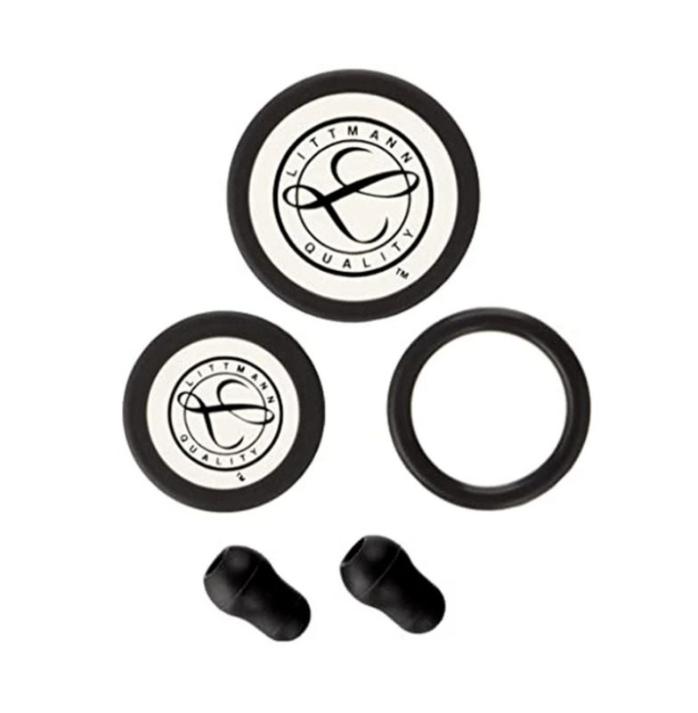 Littmann Classic III & Cardiology IV Spare Parts Kit - BLACK