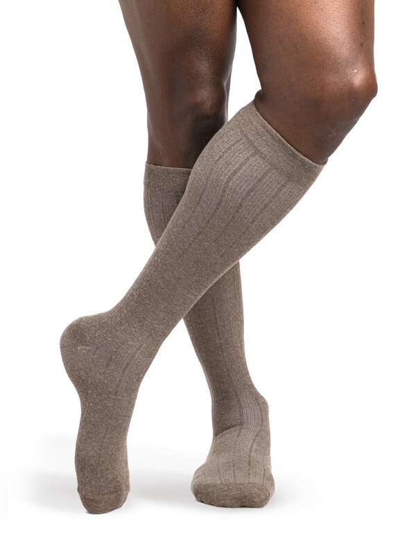 Sigvaris Compression Stockings - Men - Linen - Calf High - 15-20mmHg