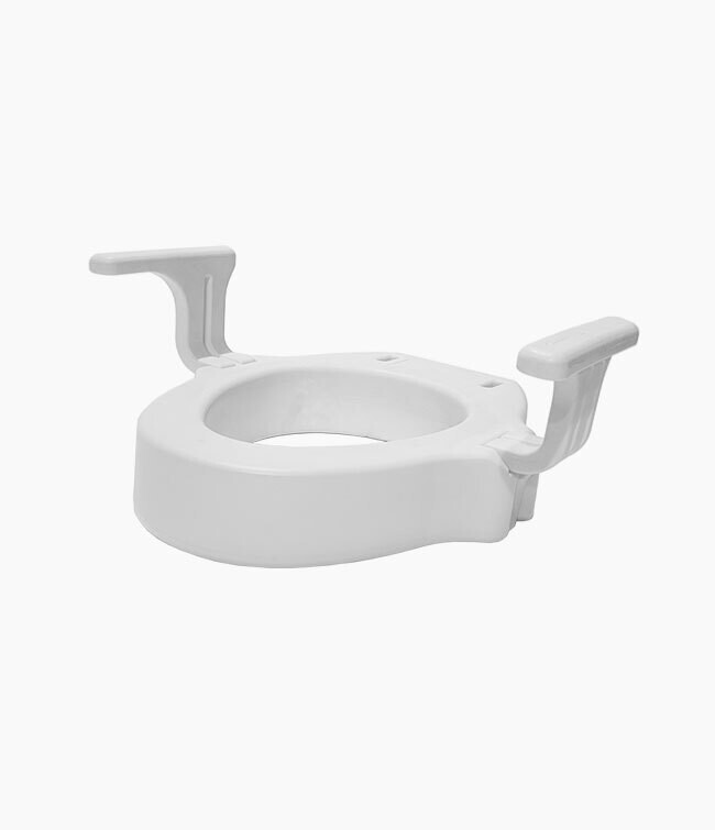 4&#39;&#39; Raised Toilet Seat With Arms (For Elongated Toilets)