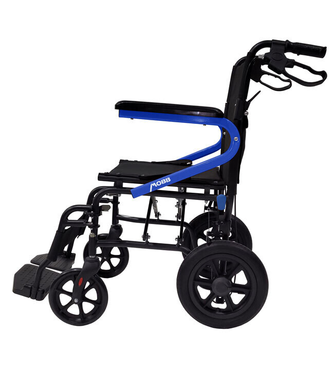 12" Wheel Transport Chair - Blue