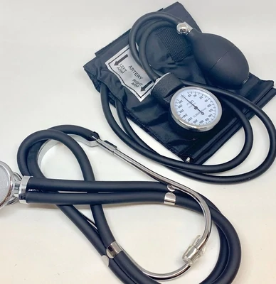 Blood Pressure Measurement Kit - Self-Taking w/ Sprague Stethoscope