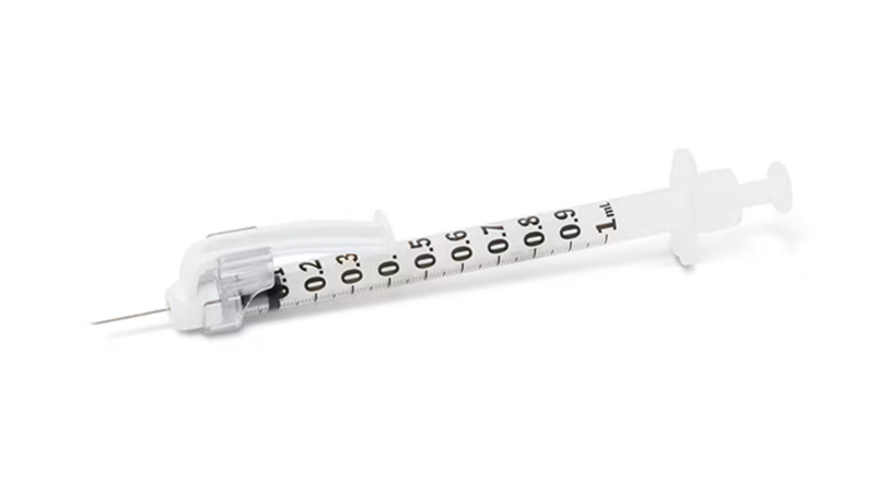 Tuberculin Needle & Syringe 27g x 0.5" (1ml)