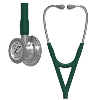 Littmann Cardiology IV Stethoscope — Standard Finish — Hunter Green Tube
