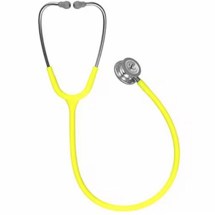 Littmann Classic III Stethoscope - Standard Finish Lemon Lime Tube