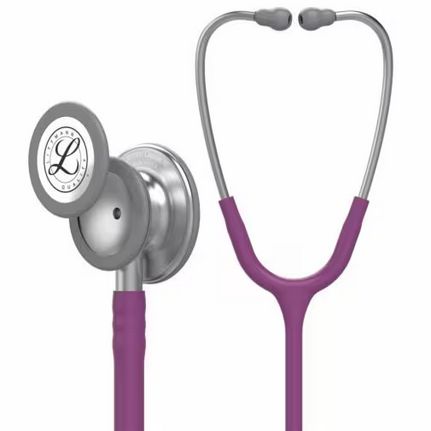Littmann Classic III Stethoscope— Standard Finish — Plum Tube