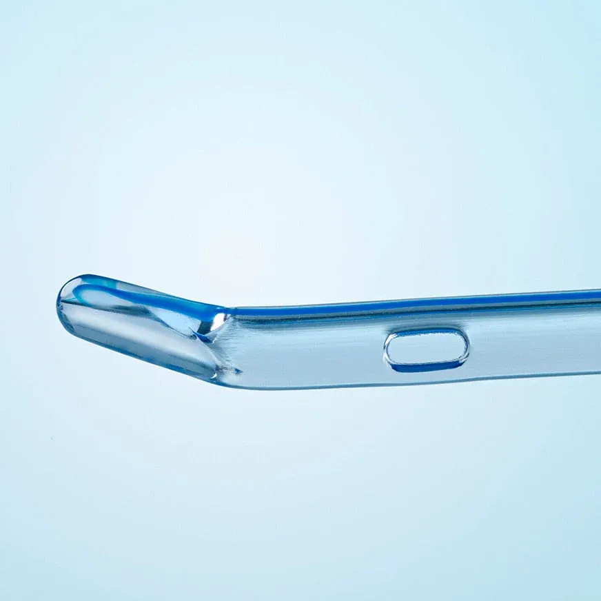 14 Fr Self-Cath Tapered Tip Intermittent Catheter Coude w/ Guide Stripe​ - 504680 (614) (Box of 30)