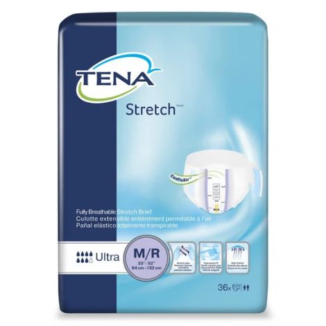 EACH PACKAGE - 67803 - TENA Ultra Stretch Brief - Large/XL - 36/Pkg