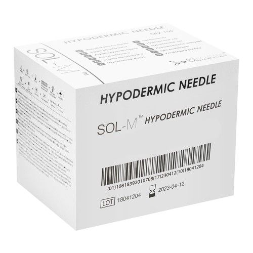 SOL-M Hypodermic Needle 22G x 1"
