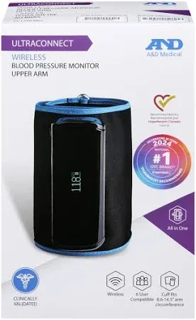 A&amp;D - Blood Pressure Monitor - Ultraconnect Tubeless