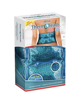 Thermo Beads Back Wrap w/ Belt