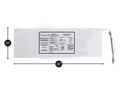Protekt Patient Sensor Bed Pad (For Bed Alarm) - 10" x 30"