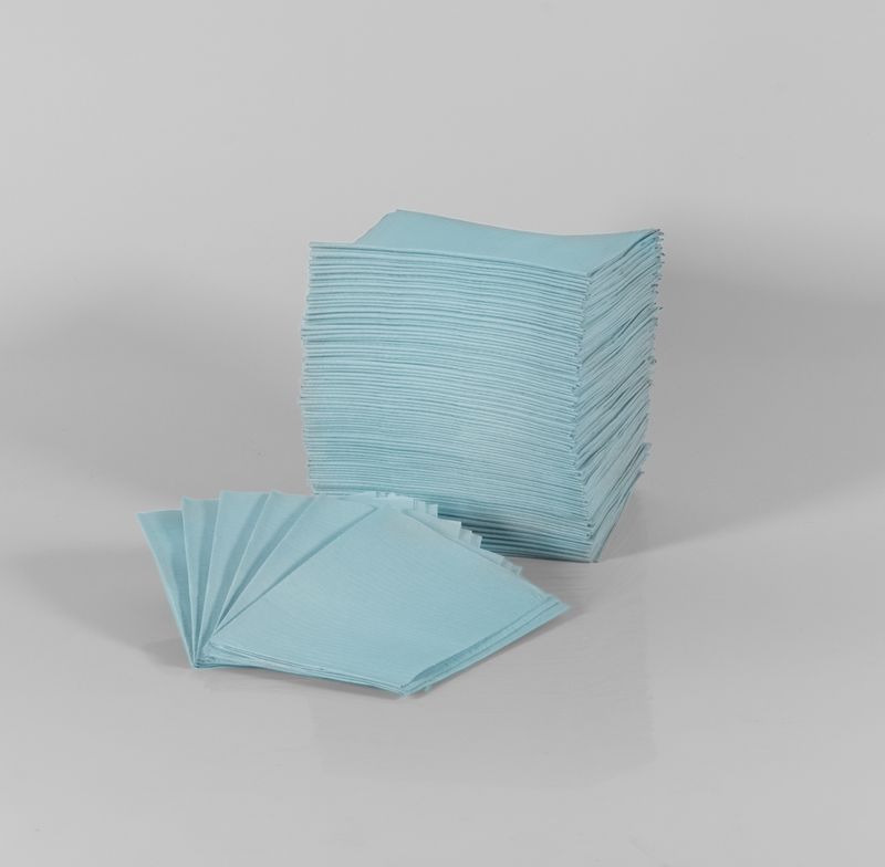 Blue Dental Bibs (Case of 500)