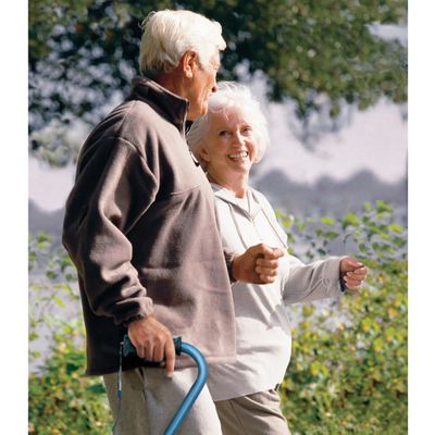 Airgo Comfort Plus Cane With Large Base - Black