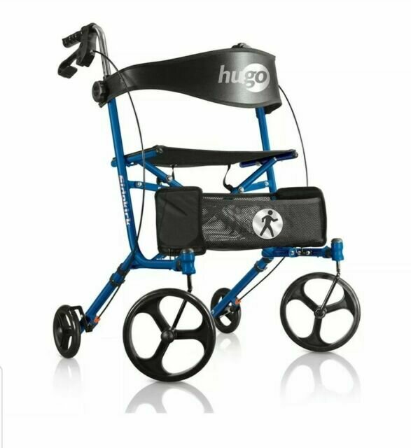 Hugo Sidekick Folding Walker - Blueberry
