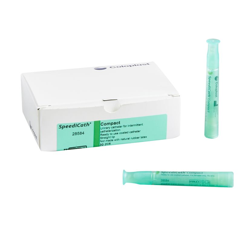 14 FR SpeediCath Compact Female Intermittent Catheter (28584) - 30/Box
