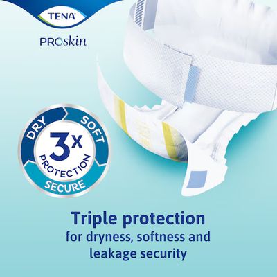 TENA Proskin Flex Super | Adult Diapers | Hospital Quality