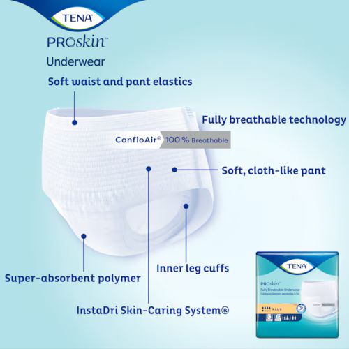 TENA ProSkin Plus Absorbency Pullups