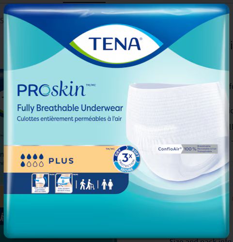 TENA ProSkin Plus Absorbency Pullups