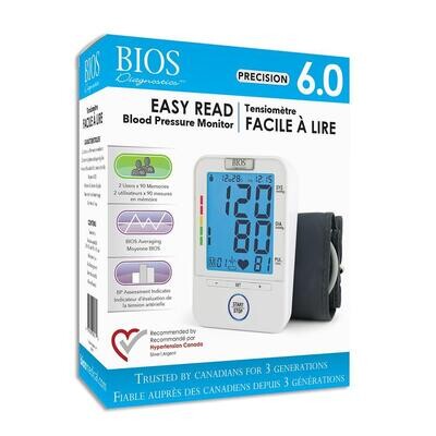 Bios Easy Read Blood Pressure Monitor - Precision 6.0